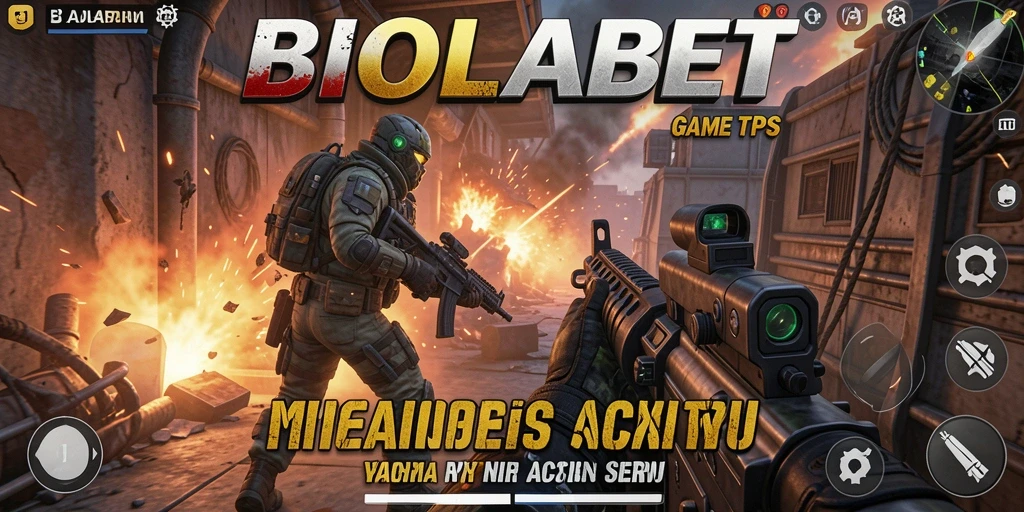 Tampilan gameplay seru BIOLABET dengan aksi tembak-menembak yang mendebarkan.