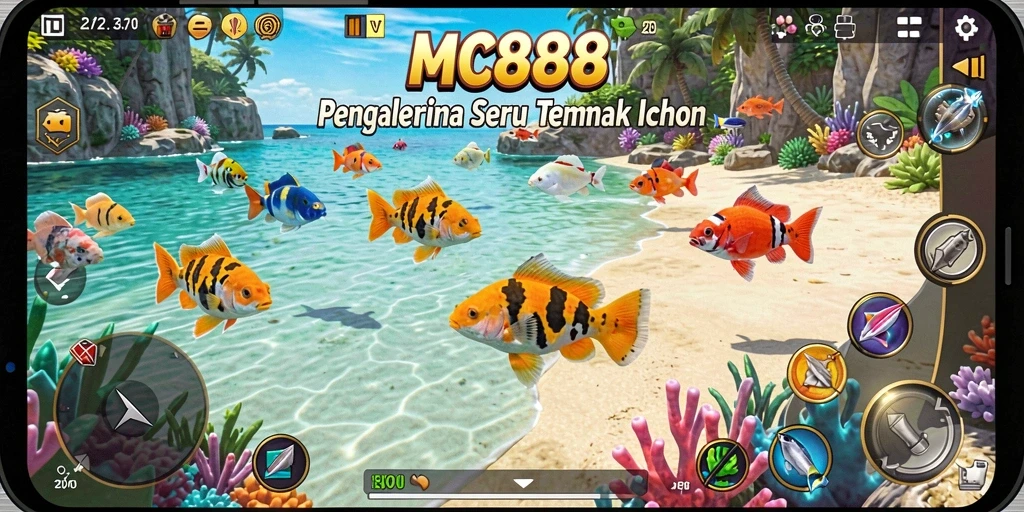Gameplay seru Tembak Ikan dalam MC888 yang memukau.