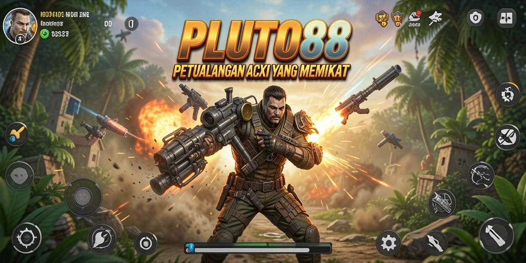 Tampilan gameplay <strong>PLUTO88</strong> yang penuh aksi dan seru.