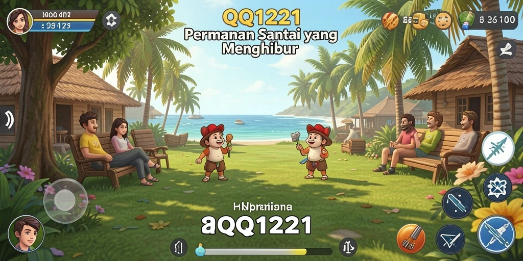 Tampilan gameplay QQ1221 yang menarik dan penuh warna.