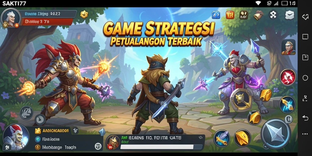 Tangkapan layar SAKTI77 menunjukkan aksi seru dalam gameplay SLG.