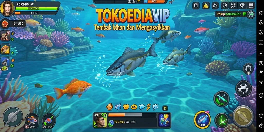 Screenshot gameplay Tembak Ikan dari TOKOPEDIAVIP.
